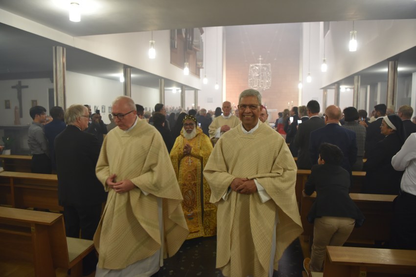 Auszug Gottesdienst P. Augustin und P. Hanas