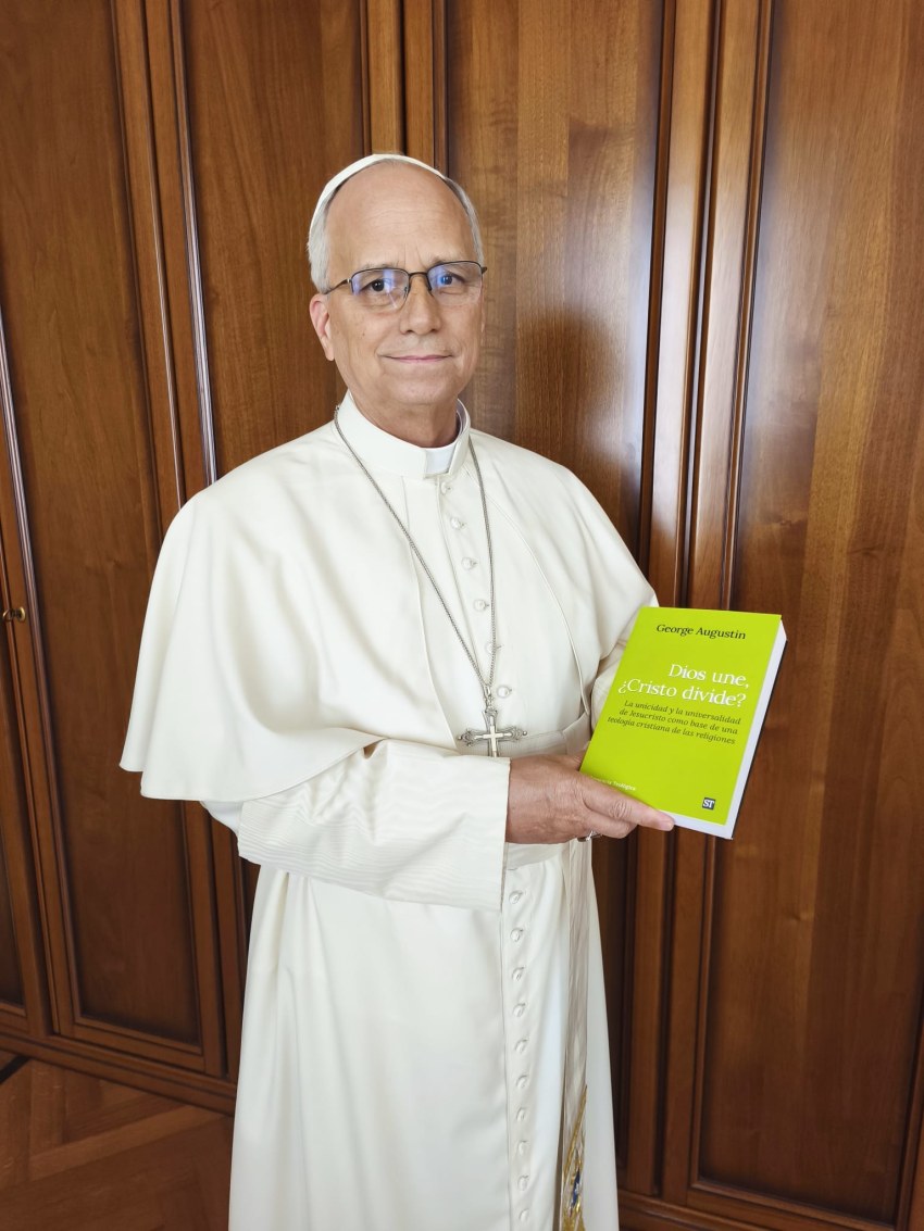 Papst Leo XIV. mit Dios une, Cristo divide?